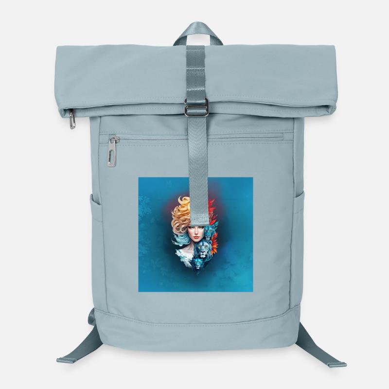 Œil de Danion et cheveux étoilés Sac à dos ordinateur