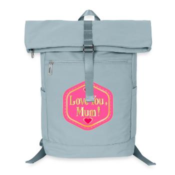 ICH LIEBE DICH, MAMA, HERZ - Laptop-Rucksack  - Eisblau - Vorne