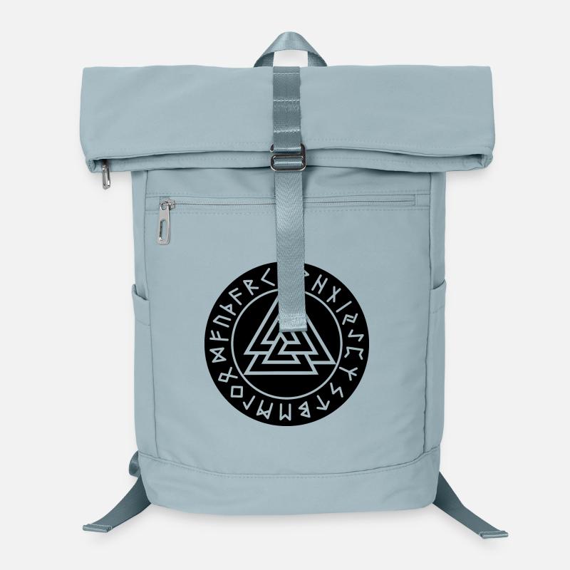 Cercle runique noir de Valknut Sac à dos ordinateur