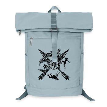 Please upload the design image - Laptop Backpack - ice blue - Front