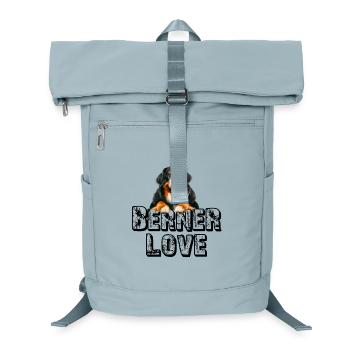 Bernese mountain dog - Laptop Backpack - ice blue - Front