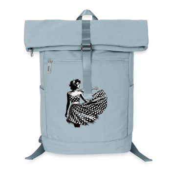 Rockabilly Woman Summer Dress Dress Wind Gift - Laptop Backpack - ice blue - Front