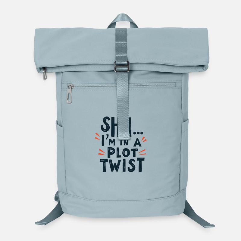 Shhh... I'm in a Plot Twist Laptop Backpack