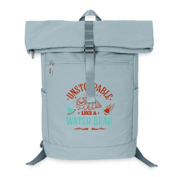 Unstoppable as a tardigrade - Laptop Backpack - ice blue - Front