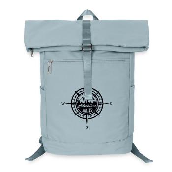 Mountains - Adventure Awaits - Laptop Backpack - ice blue - Front