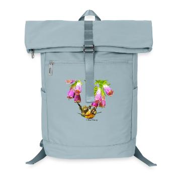 Mosaïque d’abeilles avec effet réaliste - Sac à dos ordinateur - bleu glacier - Devant