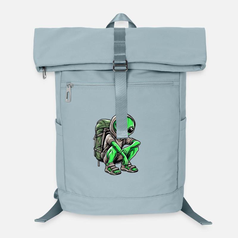 Alien Backpacker Design Laptop Backpack