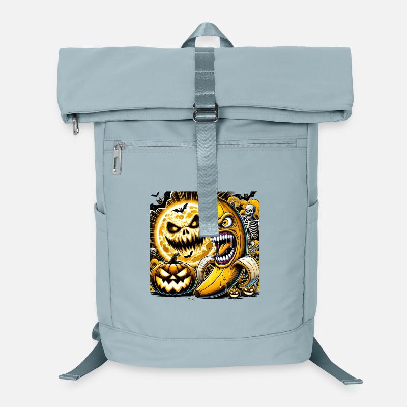Gruselige Halloween Banane - Laptop-Rucksack - Eisblau