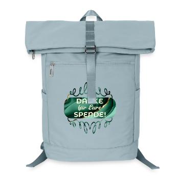 DANKE SAGEN SPENDE - Laptop-Rucksack  - Eisblau - Vorne
