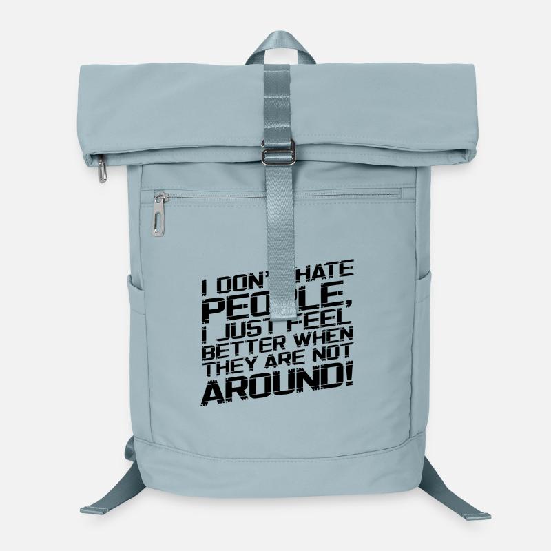 Je ne déteste pas les gens Sac à dos ordinateur