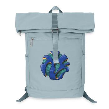 Lebender Azurknoten - Laptop-Rucksack  - Eisblau - Vorne