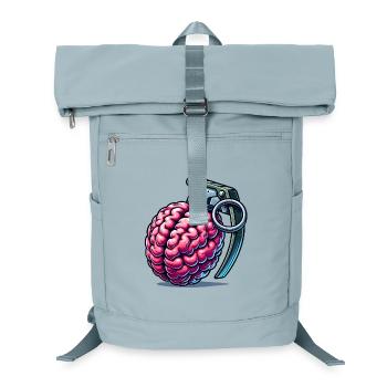 Hirngranate – Explosive Gedanken - Laptop-Rucksack  - Eisblau - Vorne