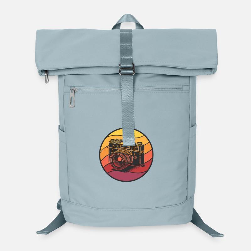Vintage Kamera Sunset Style Laptop-Rucksack 