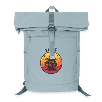 Retro Kendo Samurai Style - Laptop-Rucksack  - Eisblau - Vorne
