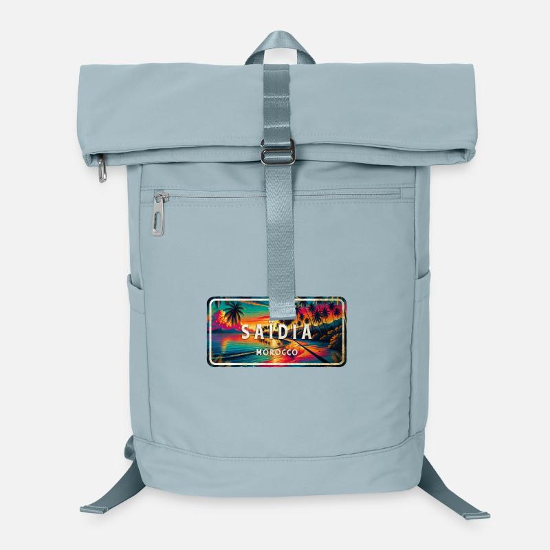 Saïdia Morocco Vintage Sign Laptop Backpack