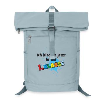 Je suis maintenant en 1ère année - des taches de peinture - Sac à dos ordinateur - bleu glacier - Devant