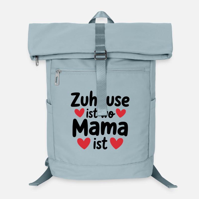Zuhause ist wo Mama ist Laptop-Rucksack 