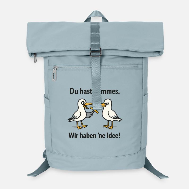 Du has eine Pommes Wir haben ne Idee Laptop-Rucksack 