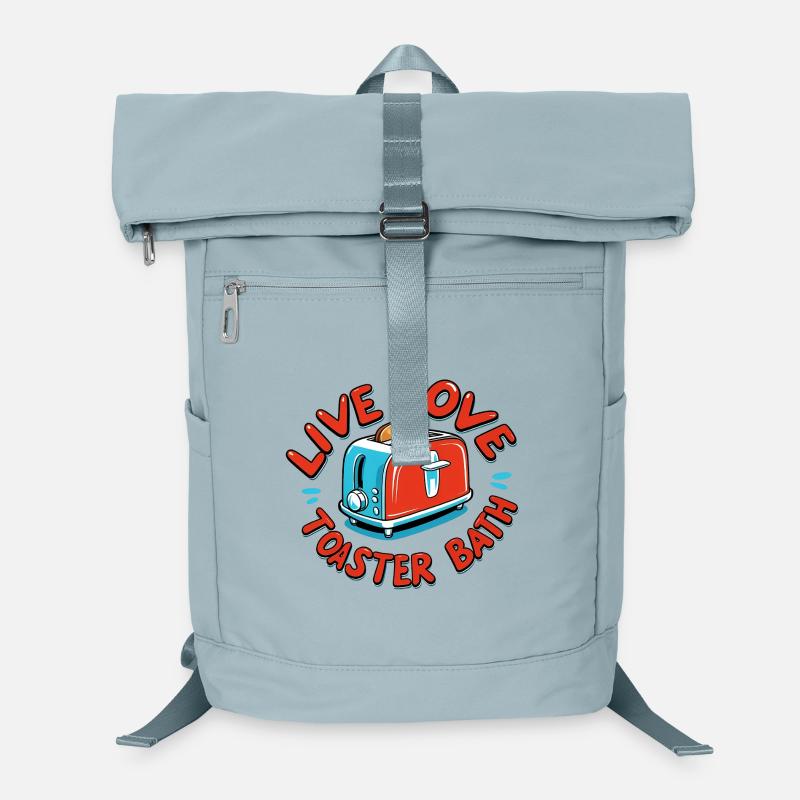 Live Love Toaster Bath Laptop-Rucksack 