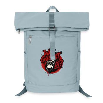 Was guckst du? - Laptop-Rucksack  - Eisblau - Vorne