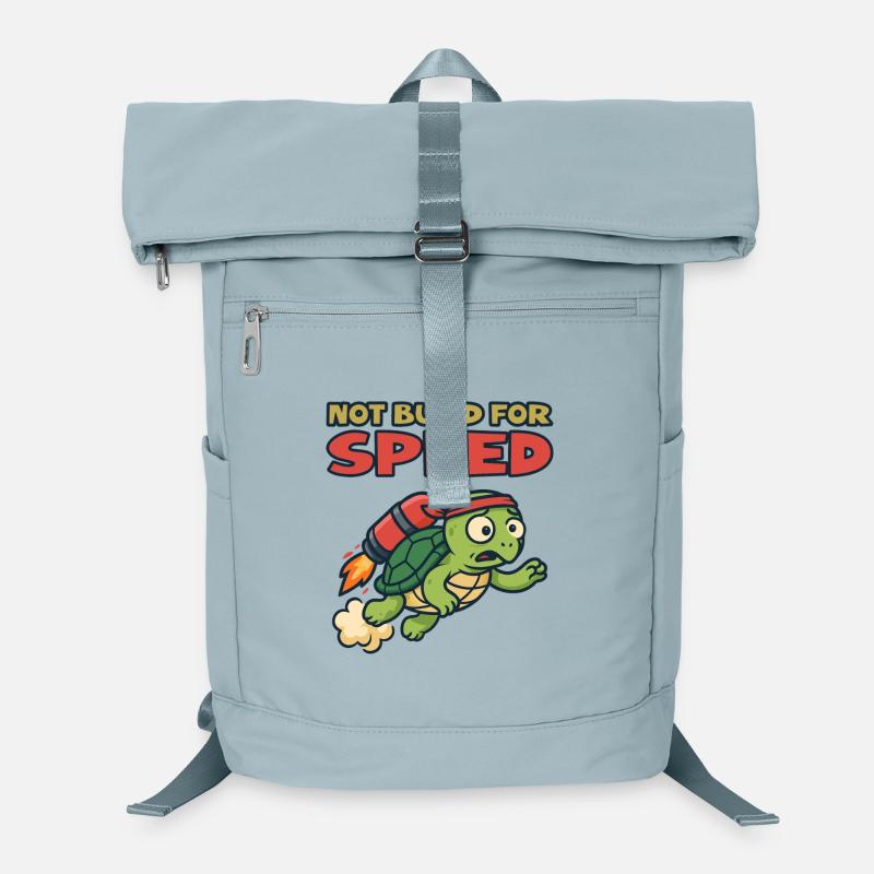 Turtle mit Rakete: Nicht für Geschwindigkeit gebaut Laptop-Rucksack 