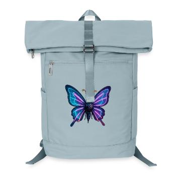 Neon Wings Metal Butterfly - Laptop Backpack - ice blue - Front