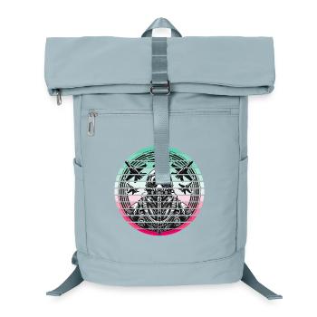 Jet Pilot – Air Force - Laptop-Rucksack  - Eisblau - Vorne