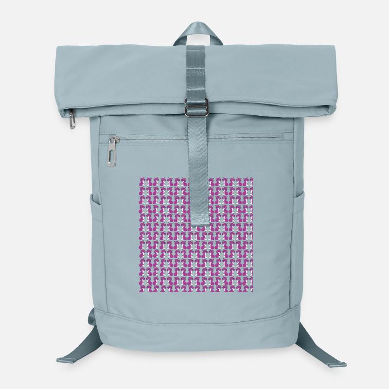 katzenmuster, langhaar katze sitzend, Samtpfote Laptop-Rucksack 