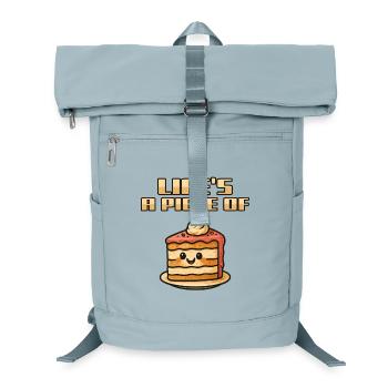 Das Leben ist ein Kinderspiel - Laptop-Rucksack  - Eisblau - Vorne