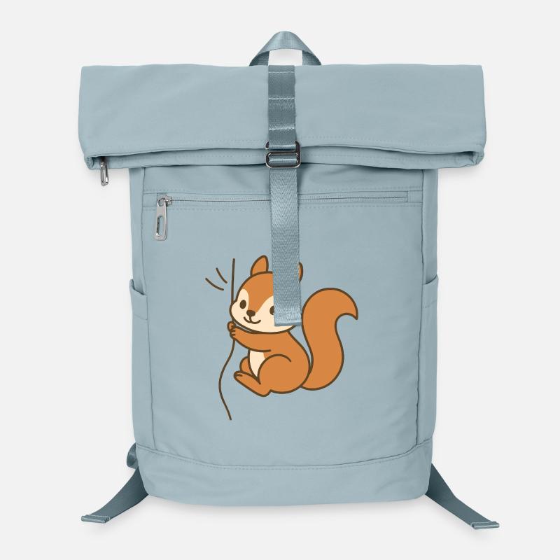Snuggled up squirrel Laptop Backpack
