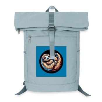 Cool bleiben immer mit der Ruhe - Laptop-Rucksack  - Eisblau - Vorne
