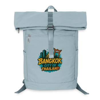 Bangkok Thailand Design - Laptop-Rucksack  - Eisblau - Vorne