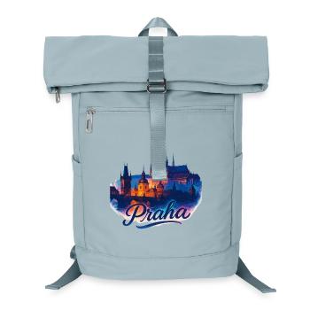 Prag Praha Stadt Tschechien Silhouette Geschenk - Laptop-Rucksack  - Eisblau - Vorne