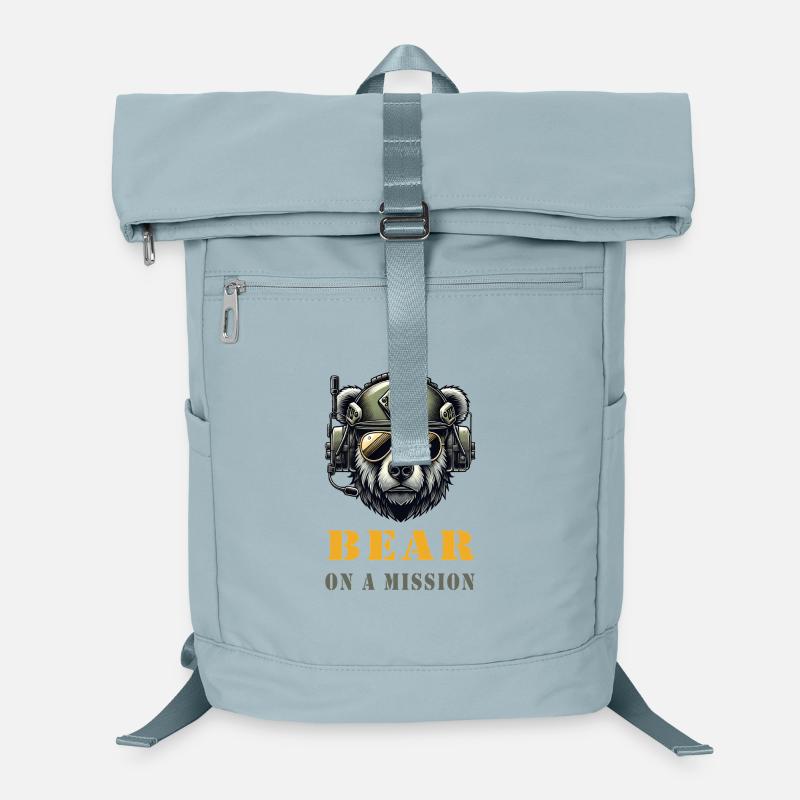 Ours en mission / Conception militaire Sac à dos ordinateur