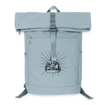 Buddha is shining - Laptop-Rucksack  - Eisblau - Vorne
