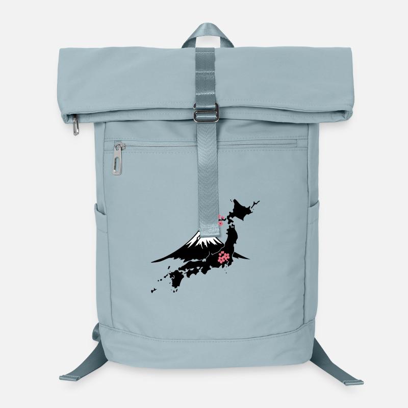 Berg Fuji mit Kirschblüten Laptop-Rucksack 