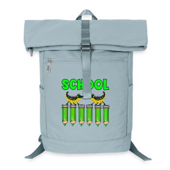 SCHULE BLEISTIFT KINDER ALLIGATOREN - Laptop-Rucksack  - Eisblau - Vorne