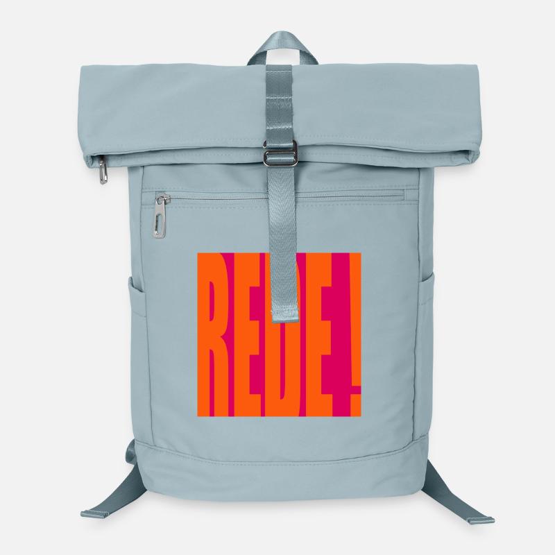 ZUSTIMMUNG AUFFORDERUNG PROVOKATION REDE Laptop-Rucksack 