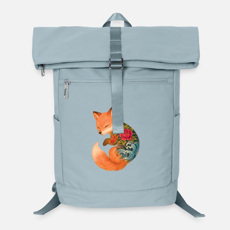 Renardeau tatoué – Sérénité flottante Sac à dos ordinateur
