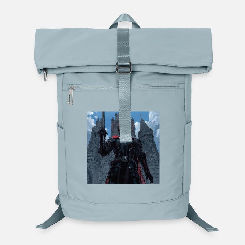 dark_fantasy_knight_looking_up_i article Laptop Backpack