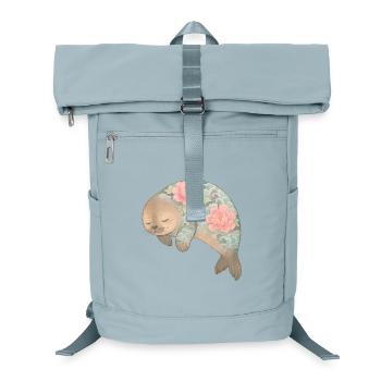 Aquarell Yakuza Siegel – Süße Pastell Tattoo Kunst - Laptop-Rucksack  - Eisblau - Vorne
