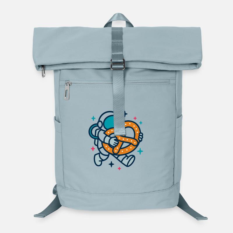 Astronaute avec bretzel Sac à dos ordinateur