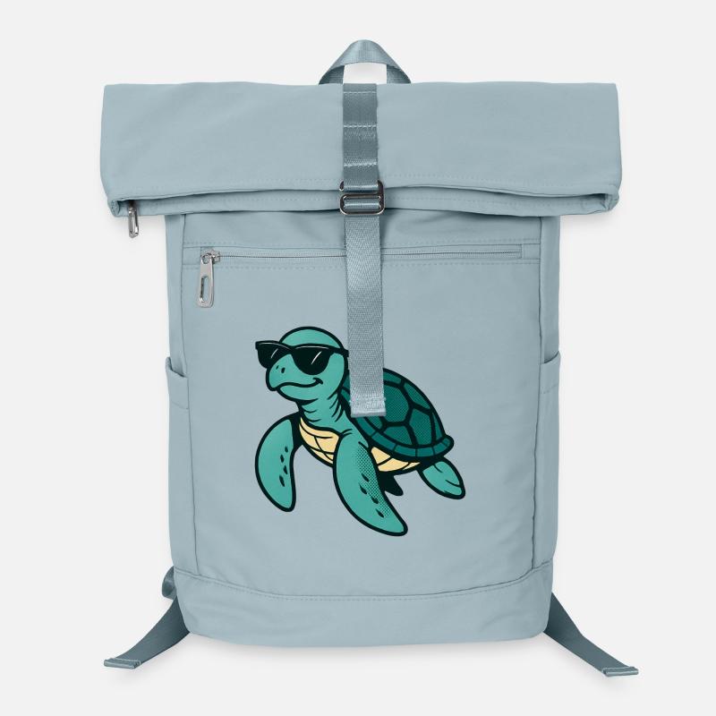 Coole Schildkröte mit Sonnenbrille Laptop-Rucksack 