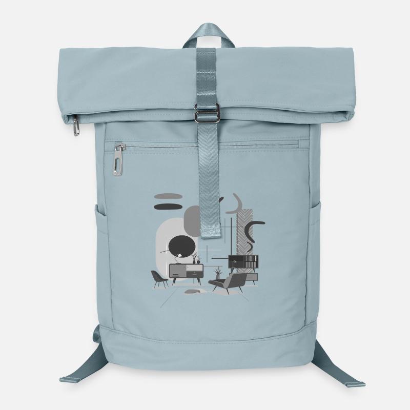 Abstrakte geometrische Wandkunst Laptop-Rucksack 