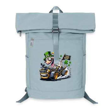 Leprechaun Sheep St Patrick's Day Car - Laptop Backpack - ice blue - Front