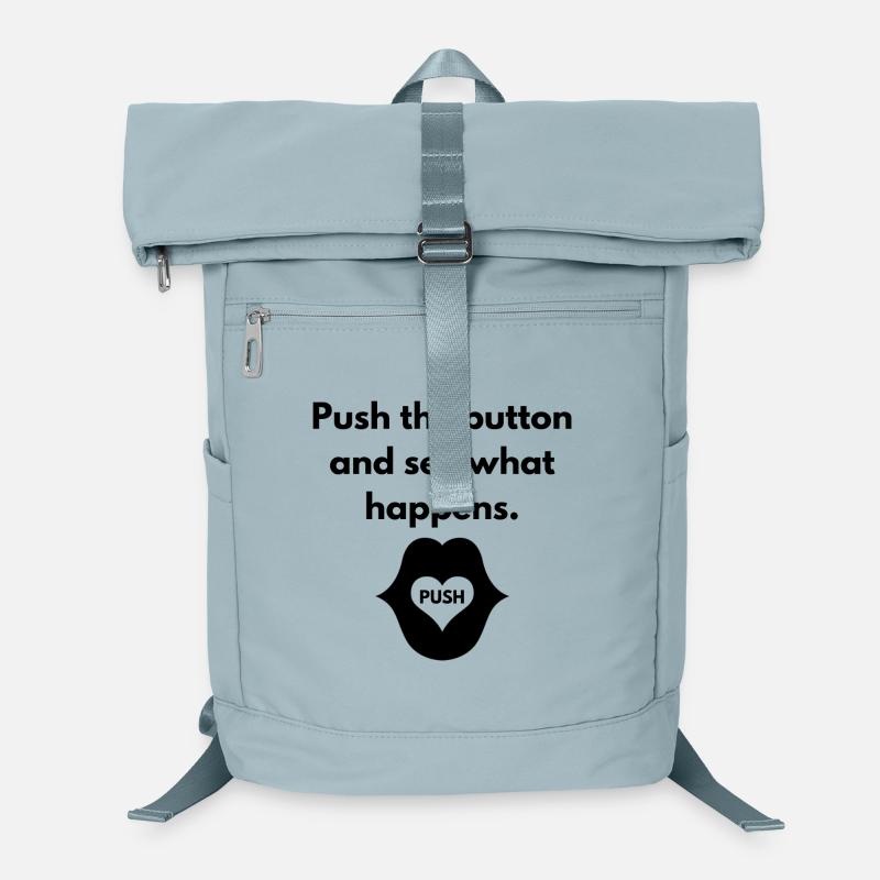 Push the button and see what happens. Laptop Backpack