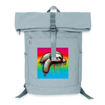 sloth - Laptop Backpack - ice blue - Front