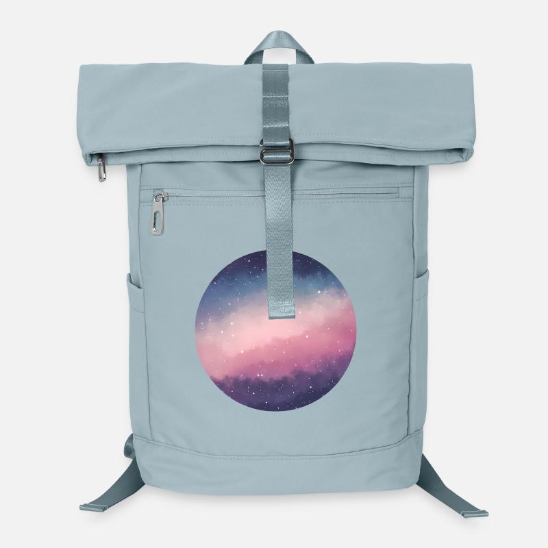 Galaxy Cloud Sky Print Laptop Backpack
