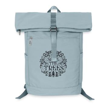 Rettet die Bäume Tag des Waldschutzes - Laptop-Rucksack  - Eisblau - Vorne