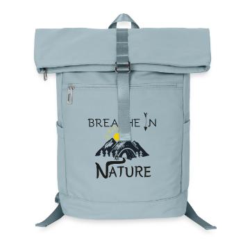 Natur einatmen - Bergabenteuer bei Sonnenaufgang - Laptop-Rucksack  - Eisblau - Vorne